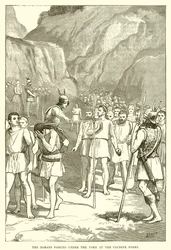 Die Römer unter dem Joch bei den Caudinischen Gabeln