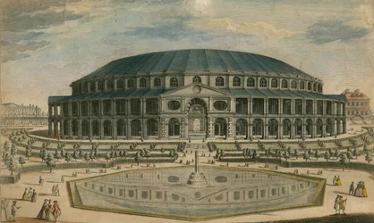 Das Rotunda-Haus und die Gärten in Ranelagh, London