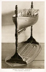 Die königliche Wiege, Swiss Cottage, Osborne House, Isle of Wight, ca. 1893