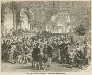 Die Ausstellung von Frühlingsblumen der Königlichen Gartenbaugesellschaft