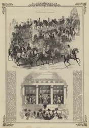 Die königliche Prozession zu den Ascot-Rennen