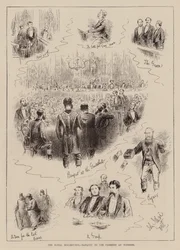 Die königlichen Hirschhunde, Bankett für die Bauern in Windsor