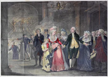 Die Trennung von Ludwig XVI. von seiner Familie