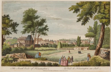 Die Südansicht von Kensington