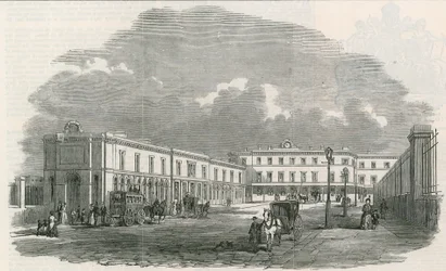 Das Terminal der neuen South-Eastern Railway an der London Bridge