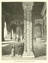 Der Thronsaal im Palast von Delhi