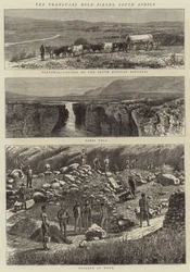 Die Transvaal-Goldfelder, Südafrika