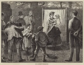 Der reisende Fotograf (Stich)