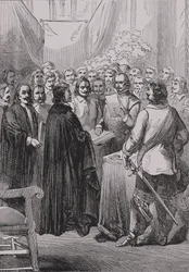 Der Westfälische Friede, aus Die Geschichte Frankreichs, von Emile de Bonnechose, veröffentlicht von Ward, Lock und Co, London