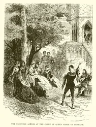 Der Trouvere Adenes am Hof von Königin Marie von Brabant