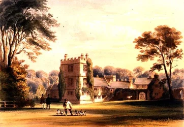 Der Westturm, Cotehele House, ca. 1830-40