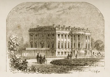 Das Weiße Haus, ca. 1870, aus 