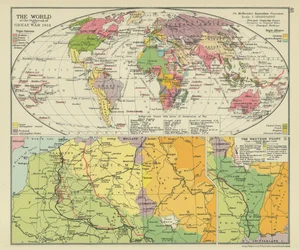 Die Welt beim Ausbruch des Großen Krieges 1914