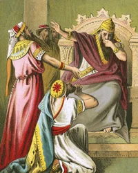 Die Astrologen scheitern daran, den Traum des Königs zu entdecken