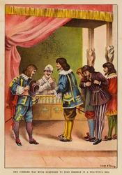 Der Schuster war sehr überrascht, sich in einem schönen Bett zu finden