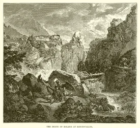 Der Tod von Roland in Roncesvalles