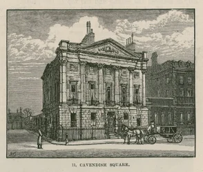 Das Haus von Mr. Scotmother, Cavendish Square, London