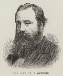 Der verstorbene Dr. F. Guthrie (Stich)
