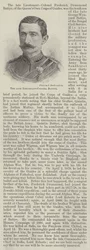 Der verstorbene Oberstleutnant Battye