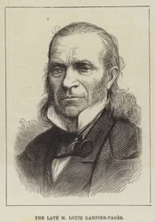 Der verstorbene M. Louis Garnier-Pages (Gravur)