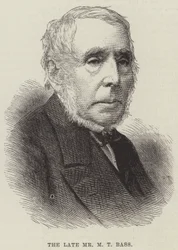 Der verstorbene Herr M. T. Bass (Gravur)