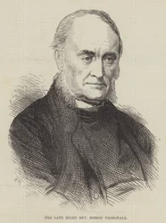 Der verstorbene rechte ehrwürdige Bischof Thirlwall (Stich)