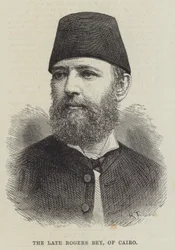 Der verstorbene Rogers Bey aus Kairo (Gravur)