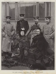 Das neueste Porträt Ihrer Majestät, eine Familiengruppe in Coburg