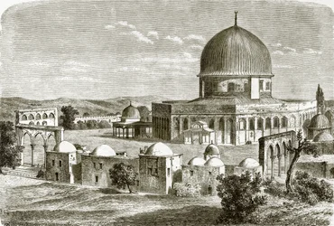 Die Moschee von Omar - Standort des Tempels in Jerusalem