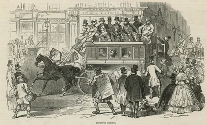 Der neu verbesserte Omnibus von Adams & Co