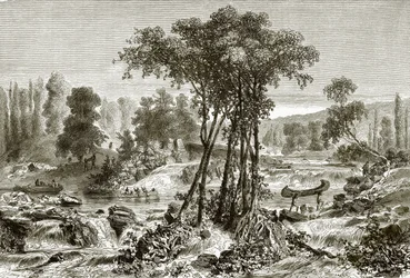 Der Trageweg am White Mud River