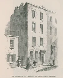 Die Residenz von John Flaxman in der Buckingham Street