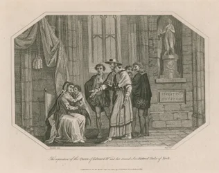 Die Trennung der Königin von Edward IV. und ihrem zweiten Sohn, Richard Herzog von York