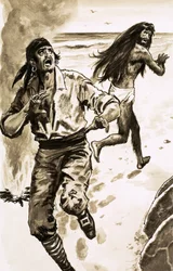 Der Schiffbrüchige Pedro Serrano