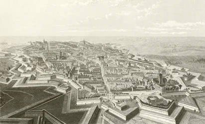Die Stadt und Festung von Lille