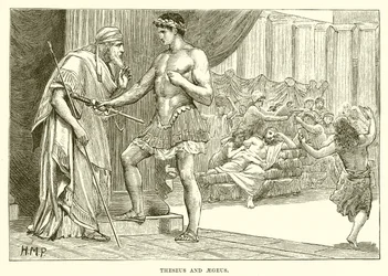 Theseus und Aegeus