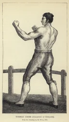 Thomas Cribb, Champion von England, nach dem Gemälde von De Wild, 1811