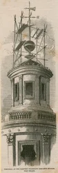Zeitball an der Station der Electric Telegraph Company, West Strand
