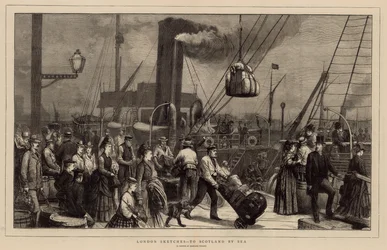 Nach Schottland auf dem Seeweg - eine Skizze am Irongate Wharf