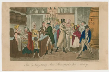 Tom und Jerry trinken Blue Ruim, nachdem der Zauber gebrochen ist