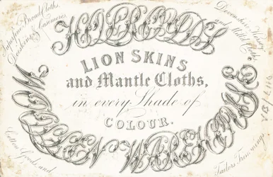 Handelskarte, Wollwarenlager