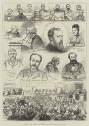 Prozess gegen G H Lamson, am Old Bailey, wegen Vergiftung