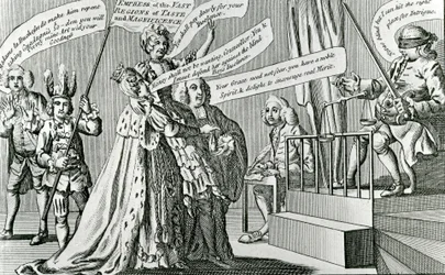 Der Prozess der souveränen Kaiserin der weiten Regionen des Geschmacks, 1771