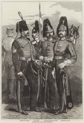 Truppen für den Krieg, Kavallerie (Gravur)