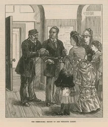 Anprobe der Fesseljacke