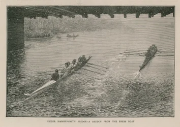 Unter der Hammersmith-Brücke