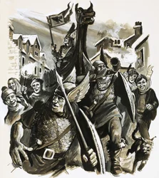 Unidentifizierte Wikingerfeier