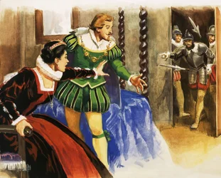 Unidentifiziertes Paar, möglicherweise Königin Elisabeth I. und Sir Francis Drake