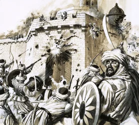 Unidentifizierte Belagerung im Nahen Osten