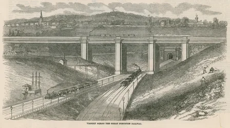 Viadukt über die Great Northern Railway, London